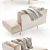 Elegant Lederman Chaise Lounge: A Perfect Blend of Style and Comfort! 3D model small image 2