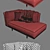 Elegant Lederman Chaise Lounge: A Perfect Blend of Style and Comfort! 3D model small image 3