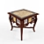 Elegant Classical Center Table 3D model small image 1