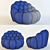 Modern Bubble Armchair by Rochebobois 3D model small image 1