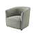 Modern Minimalist Armchair 3D model small image 1