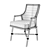 Elegant Passage Armchair by Laura Kirar 3D model small image 3