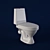 Santeri Prime: High-Poly Luxury Toilet 3D model small image 1