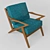 Modern Soto Chair: 3D Model 3D model small image 1