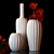 Title: Elegant White Poppy Vase 3D model small image 1