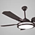 Bristol Marron Ceiling Fan - Modern Design 3D model small image 3