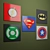 Superhero Signs: Batman, Superman, Captain America, Green Lantern, Flash 3D model small image 1