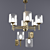 Elegant Crystal Chandelier 3D model small image 1