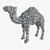 Desert Mirage: Camel Topiary 3D model small image 2