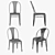 Title: Modern Minimalist Lyle Side Chair 3D model small image 1