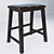 Vintage-Inspired Verona Home Barstool 3D model small image 2