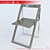 Calligaris Skip: Stylish Adjustable Height Dining Chair 3D model small image 2