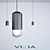 VIBIA WIREFLOW 0355: Modern Modular Ceiling Light 3D model small image 2