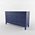 Blue Beauty: IKEA HAMNES 8-Drawer Dresser 3D model small image 1