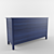 Blue Beauty: IKEA HAMNES 8-Drawer Dresser 3D model small image 2