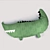 Comfort Cuddles: Croc Pillow 3D model small image 1