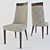 Elegant Giorgio Dining Chair 3D model small image 1