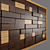 Title: Rustic 3D Wooden Wall 3D model small image 2