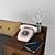 Retro Telephone Bench with Vase 3D model small image 3
