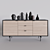 Modern Ceramic Sideboard, 165cm 3D model small image 1