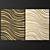 Custom Carved Plywood Wall Panel 3D model small image 1