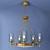 Elegant Hinkley Collier Pendant Light 3D model small image 1