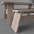 Natural Wood Table 3D model small image 2