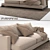 Modernized Long Island Sofa 3D model small image 2
