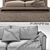 Modernized Long Island Sofa 3D model small image 3