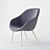 Modern Armchair in Max 2013-2010 (Corona 3D model small image 1