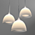 Elegant Castore Calice Pendant Light 3D model small image 1