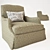 Austin Club Chair: Modern Elegance for Any Space 3D model small image 1