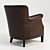 Elegant Roland Armchair from Gramercy Home 3D model small image 3