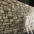 Premium Sandstone Wall - 3x7.5m 3D model small image 1