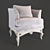 Vintage Style Armchair 3D model small image 1