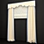 Elegant Drapes for Windows 3D model small image 2