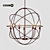 Orbitus Hanging Lamp - 7 Light Pendant 3D model small image 1