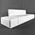 Sleek Contemporary Sofa 3D model small image 1