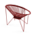 Elegance in Strings: String Chair 3D model small image 3