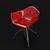 Modern Eames-Style Chair 3D model small image 3