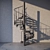 Industrial Loft Staircase 3D model small image 1