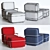 Modern Comfort: Oppo Low Armchair 3D model small image 2