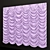 Elegant French Curtains 3D model small image 2