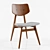 Walnut Studio Chair: C275 3D model small image 1