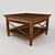 Square Tosato Table (Limited Edition) 3D model small image 2