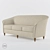 Elegant Britannic 3-Seat Sofa 3D model small image 1