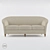 Elegant Britannic 3-Seat Sofa 3D model small image 2