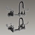 Kohler Triton® Surgical Faucet 3D model small image 2