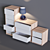 Organize Your Space with IKEA ASKVOL Storage Systems 3D model small image 1