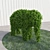 Elegant Elephant Topiary 3D model small image 2
